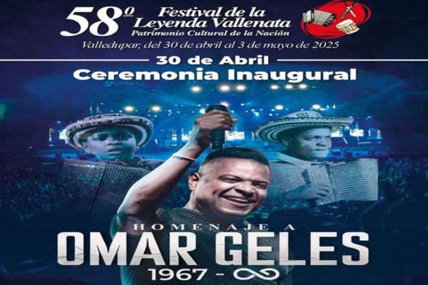 Festival Vallenato homenajea a Omar Geles con velada llena de música y recuerdos