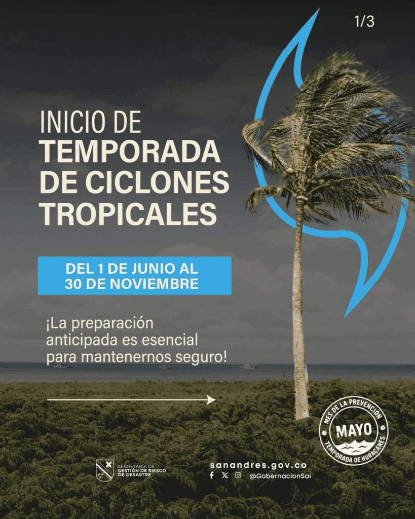 Comienza hoy la temporada de ciclones: alertas en el Caribe y Archipiélago hasta noviembre