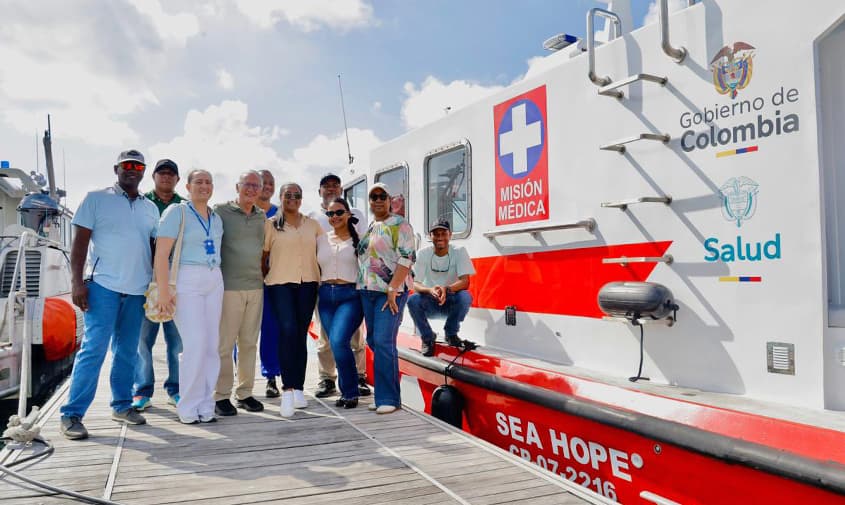 MinSalud inspecciona avances en salud en el Archipiélago: nueva lancha y proyecto en salud mental