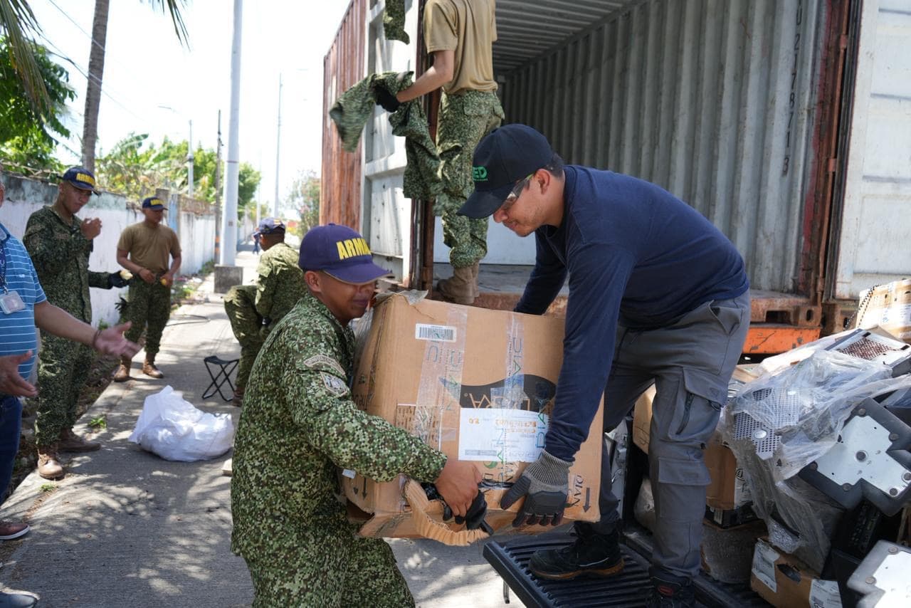 San Andrés intensifica recolección de residuos peligrosos con participación de múltiples organizaciones