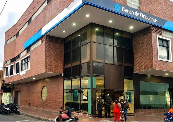 Asalto a mano armada en sucursal del Banco de Occidente en la isla