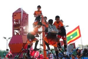 Chambacú estrena parque infantil con 35 atracciones: espacio gratuito y seguro para la familia cartagenera