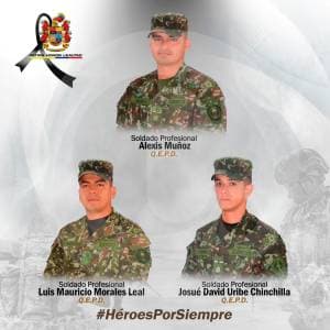 Tres soldados mueren en emboscada de disidentes de las Farc en Caquetá