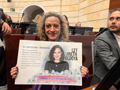 Congreso aprueba Ley Jineth Bedoya Lima para capacitar funcionarios en violencia de género
