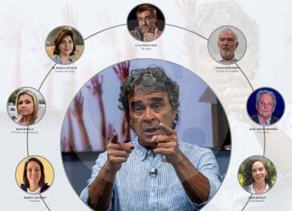 El círculo de Sergio Fajardo: desde un consultor catalán hasta su esposa, la excanciller