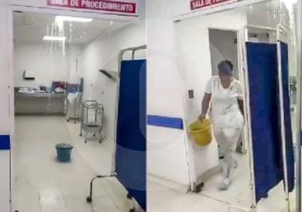 La pesadilla de Yenci: quince días en un hospital colapsado con goteras y sin medicinas