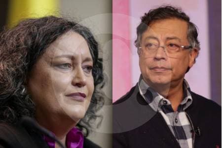 Angélica Lozano arremete contra Petro por "meterse en campañas" desde redes sociales