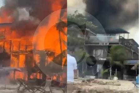 Incendio en hotel turístico de Mendihuaca genera alarma en Magdalena