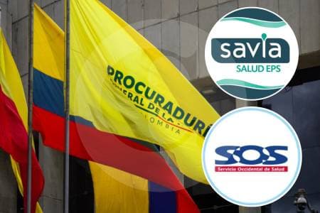 Procuraduría suspende interventores de Savia Salud y EPS SOS por crisis agravada bajo supervisión estatal