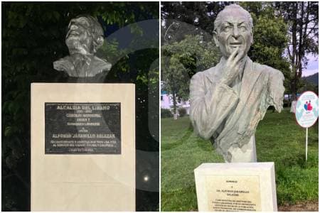 Monumento al padre del MinSalud en hospital que recibió 14.600 millones en contratos