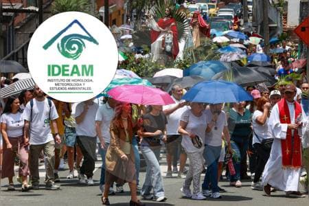 Ideam alerta: lluvia y riesgos climáticos marcarán la Semana Santa en Colombia
