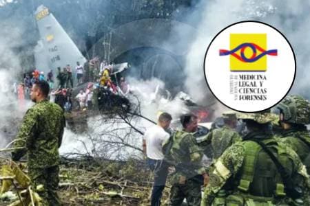Medicina Legal identifica a los 69 fallecidos del avión Hércules que se estrelló en Putumayo