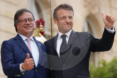 Petro y Macron hablan sobre paz en Medio Oriente mientras Trump presiona aliados