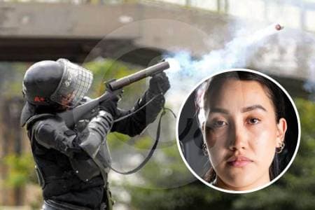 Patrullero del Esmad condenado a 7 años por disparo que cegó a joven durante protestas de 2021