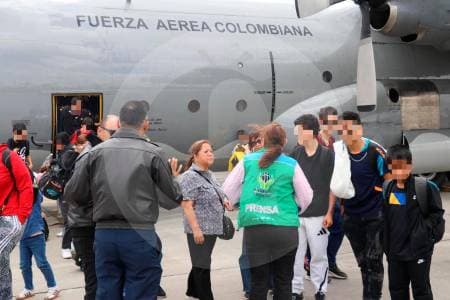 Colombia repatrió a 47 connacionales desde Venezuela en la misma misión de rescate