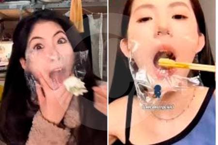 Expertos advierten sobre viral "dieta del plástico": riesgo de asfixia y trastornos alimentarios