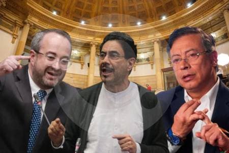 Petro se mete en pelea entre Cepeda y Valencia por la presencia de Ciro Ramírez en el Senado
