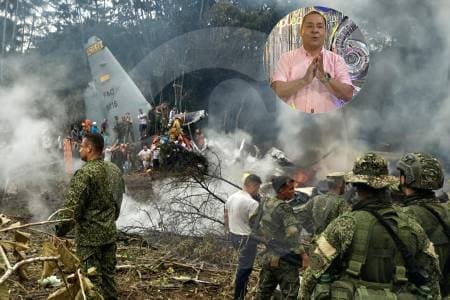 "Ese monstruo pasó por encima mío": campesino relata el momento exacto del accidente de avión en Putumayo
