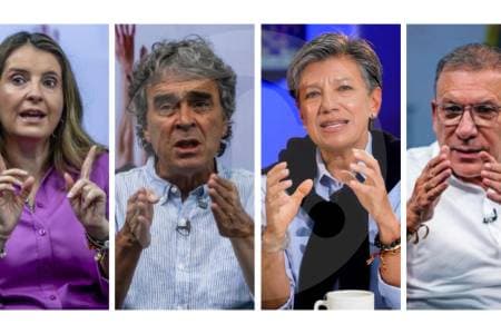 Primeros roces en debate presidencial: Cepeda y De la Espriella no asistieron