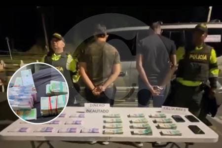 Policía incauta 170 millones de pesos sin justificación en operativo en Palmira