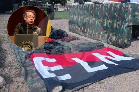 Petro rechaza al ELN y lo renombra: "Ya no es el Ejército de Liberación, es un grupo de narcotraficantes"