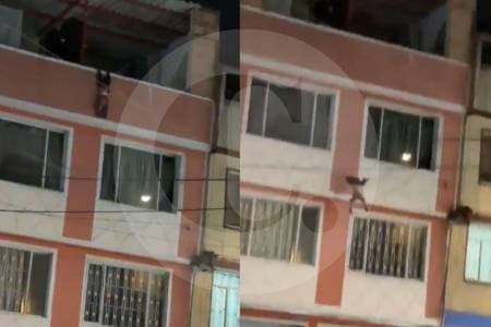 Vecinos de Suba salvaron a niño de 2 años que cayó desde terraza con una red improvisada