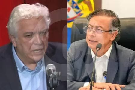 Petro y Lucio se enfrentan en redes: acusaciones de paramilitarismo y amenaza de extradición