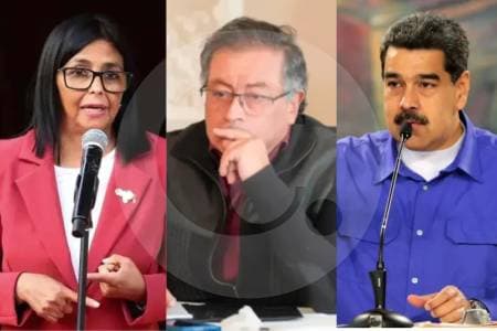 Petro viaja a Caracas para reunirse con Delcy Rodríguez en medio de críticas por "tibieza" con régimen chavista