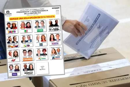 Registraduría define el orden de candidatos en el tarjetón para la primera vuelta del 31 de mayo