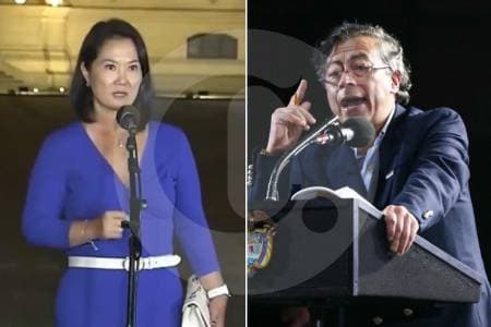 Petro comparte video antiguo de Fujimori pidiéndole que no se meta en Perú