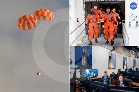 De regreso a casa: los astronautas de Artemis II aterrizan sanos tras historiar la Luna