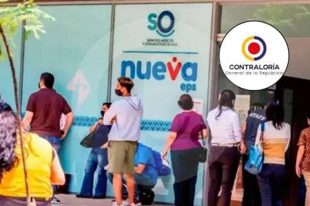 Contraloría inspecciona Nueva EPS: lleva más de un año sin reportar sus finanzas