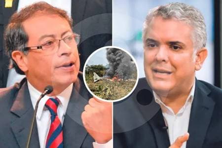 Petro vs. Duque: la batalla política que desata el accidente aéreo en Putumayo