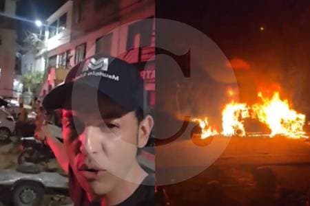 Incendian vehículo de candidato del Centro Democrático en Santander y él culpa al Gobierno