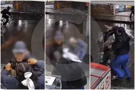 Empleada de droguería en Bogotá frustra robo armado a golpes y patadas