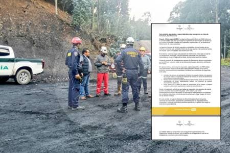 Mina en Sutatausa ignoró advertencias de la ANM antes de explosión que mató 9 mineros