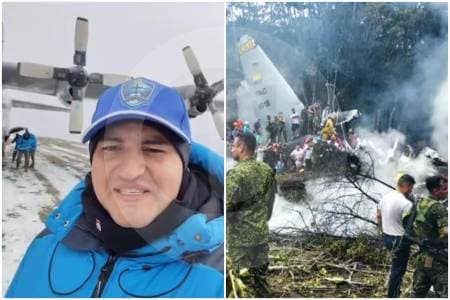 Mayor Jaime Fernández, piloto del Hércules: 19 años sirviendo a Colombia