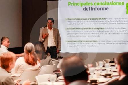 Antioquia crea empleo más rápido que el país, pero hay dos departamentos en uno solo