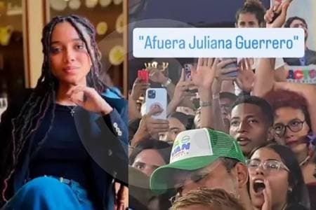 Abuchearon a Juliana Guerrero en evento de campaña de Iván Cepeda en Valledupar