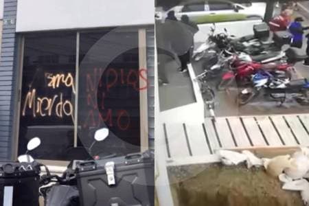 Vandalizan sede de MIRA en Bogotá; Galán acusa a Petro de incentivar los ataques