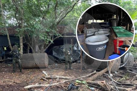 Autoridades desmantelan megalaboratorio de cocaína en Nariño e incautan 1,7 toneladas
