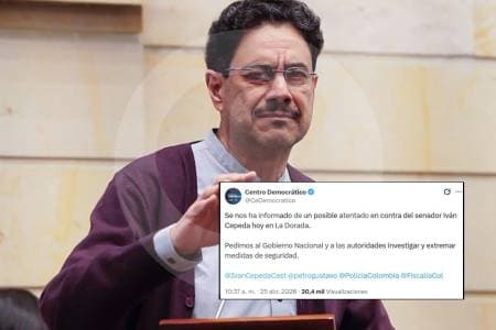 Centro Democrático alerta sobre posible atentado contra Iván Cepeda en Caldas