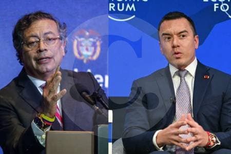 Petro acusa a Noboa de sabotear la paz mientras la crisis entre Colombia y Ecuador se intensifica