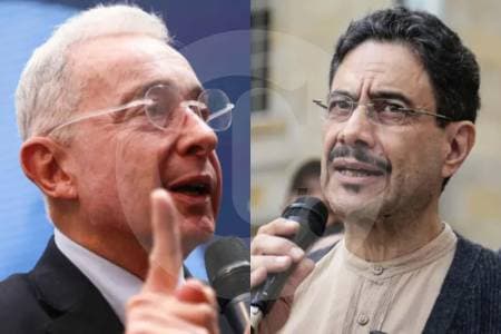 Uribe acusa a Cepeda de "amenazas" en su programa; candidato le responde con preguntas sobre su pasado
