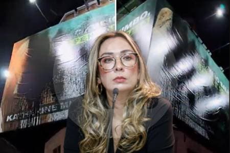 Vandalizan sede de campaña de Katherine Miranda en Bogotá a días de elecciones legislativas