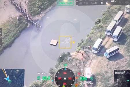 Drones detectan intento de más de 2.400 personas cruzando ilegalmente desde Venezuela hacia Colombia