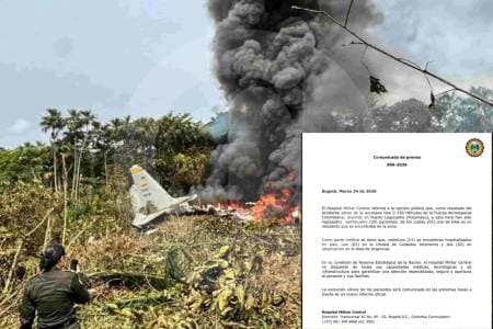 Tragedia del Hércules: 24 heridos hospitalizados, uno en UCI tras el siniestro aéreo que dejó 68 muertos