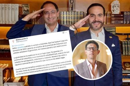 Denuncian a ministro de Educación por defender a Restrepo en polémica sobre Matrícula Cero