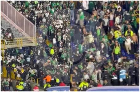 Un error en boletería causó pelea entre hinchas de Nacional en El Campín