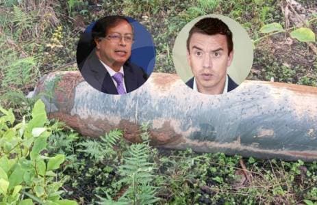 Petro acusa a Ecuador de bombardear territorio colombiano; Noboa lo niega